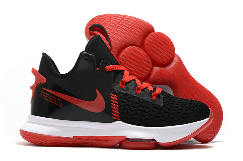 Men's Running weapon LeBron James 5 Black/Red Shoes 037